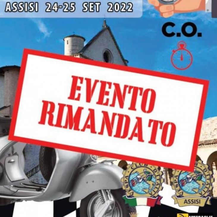 Campionato Italiano Regolarità - RINVIO